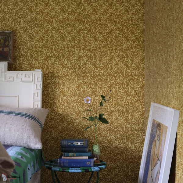Feuille behang van Farrow & Ball