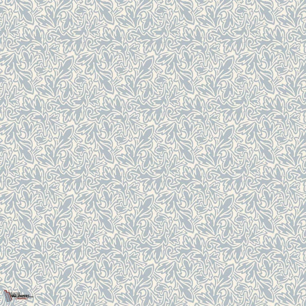 Feuille behang in Parma Grey van Farrow & Ball