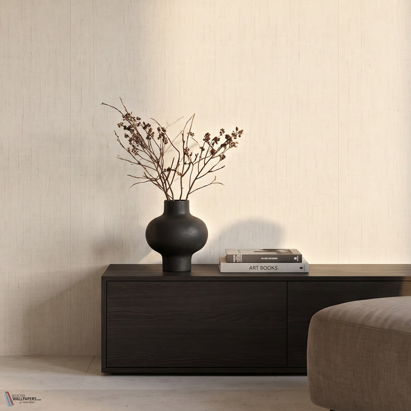 Floc White Tapete in Floc White von Greenland — Interieur