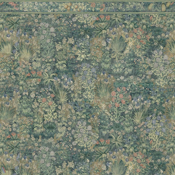 Floral Tapestry behang van Iksel — Original, detail