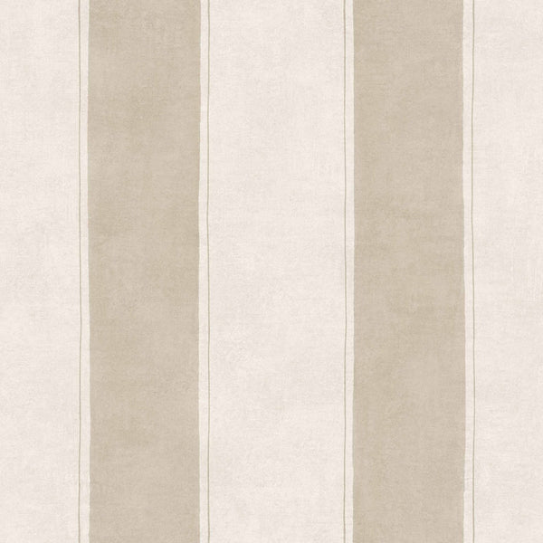 Florentine Stripe wallpaper in Stone by Coordonne