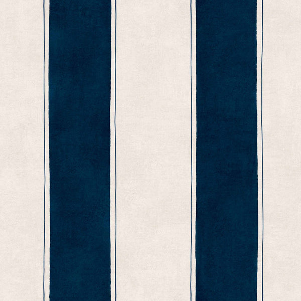 Florentine Stripe wallpaper in Ultramar by Coordonne