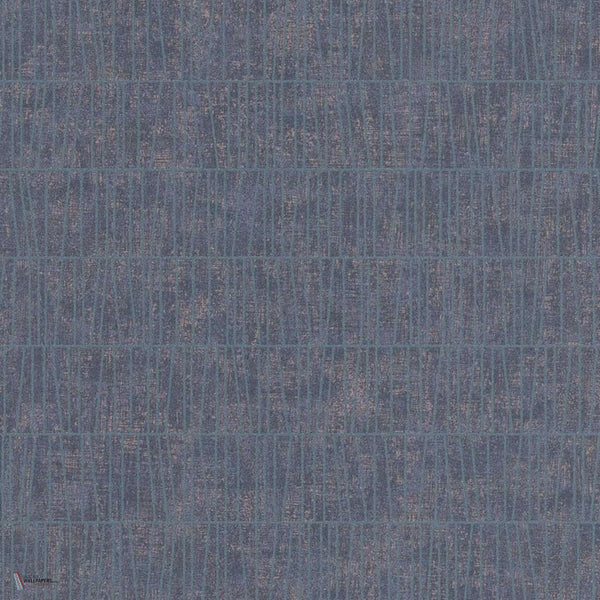 Flysch Tapete in Dark Blue van Texam