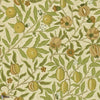 Fruit wallpaper in Lime Green/Tan van Morris & Co