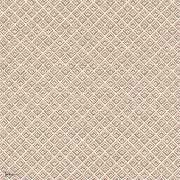 Gio wallpaper in Pink van 1838 wallcoverings