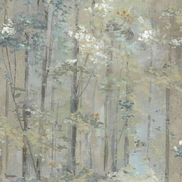 Glade wallpaper in Moss van 1838 wallcoverings