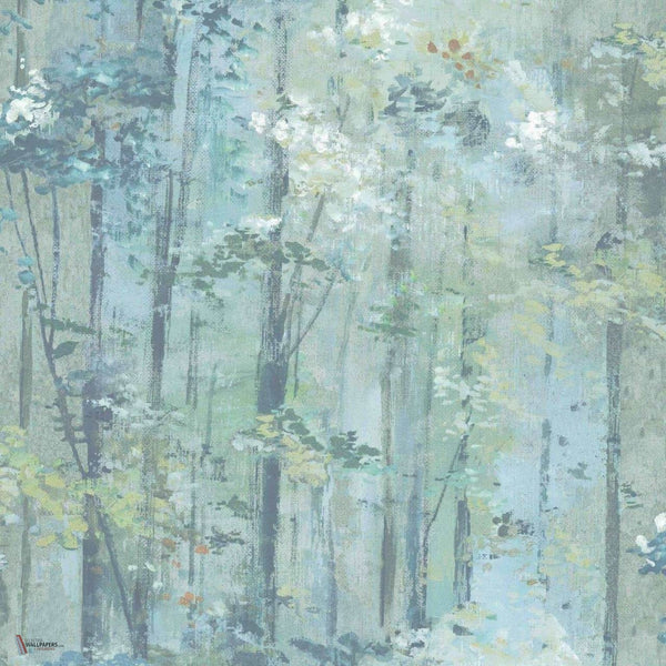 Glade wallpaper in Seafoam van 1838 wallcoverings