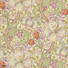 Golden Lily wallpaper in Olive Russet van Morris & Co