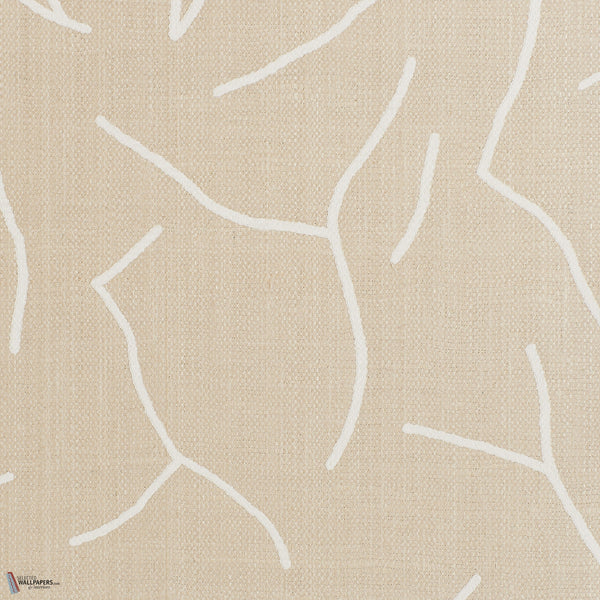 Goral Wall papier peint en White Pigment de Dedar
