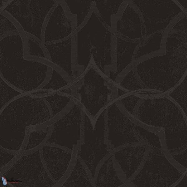 Gothic behang in Rusted Crimson van Texam