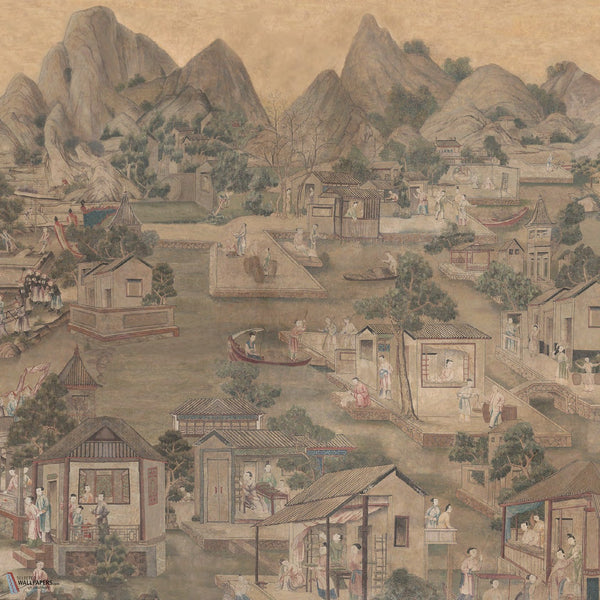 Governor's Visit papel pintado de Iksel — Gouache, detail