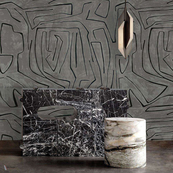 Graffito behang van Kelly Wearstler