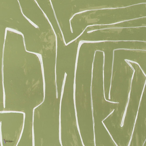 Graffito behang in Fern van Kelly Wearstler