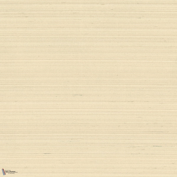 Bloom White papel pintado en Linen Glow de Greenland