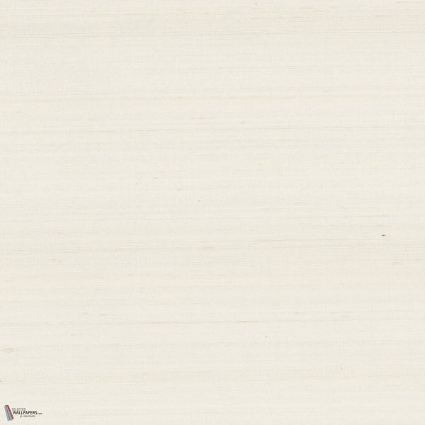Bloom White papel pintado en Plain Whisper de Greenland