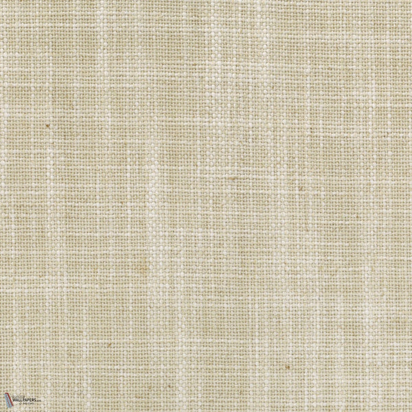 Cloud Fluff White carta da parati in Linen Pale Gold di Greenland