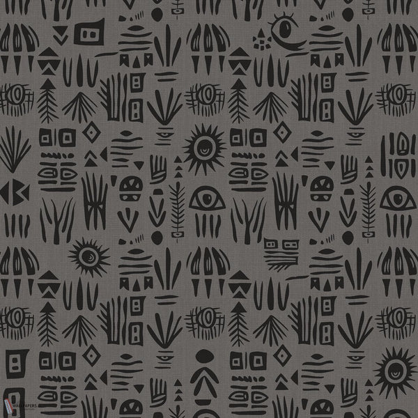 Graphite Taupe carta da parati in Graphite Taupe di Greenland