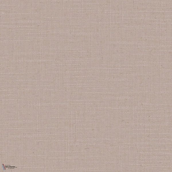 Milky White behang in Dark Linen van Greenland