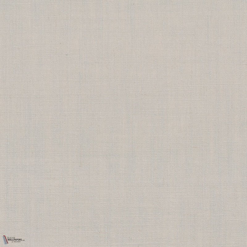 Milky White behang in Light Linen Gray van Greenland