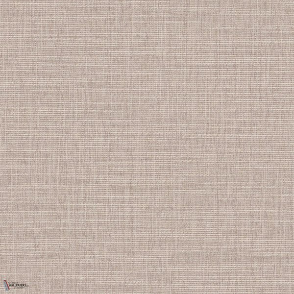 Milky White behang in Woven Brown van Greenland