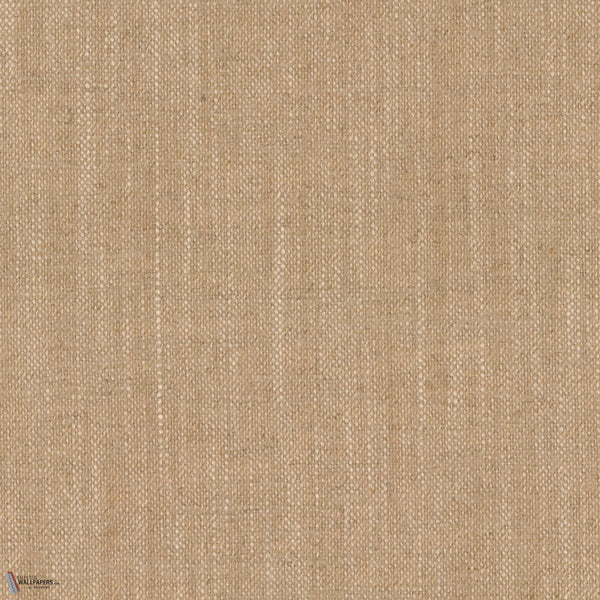 Oatmeal Linen carta da parati in Tea Beige di Greenland