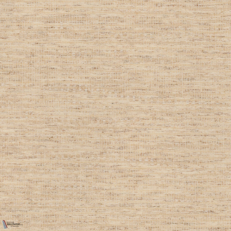 Straw Stripe behang in Chalky Oat van Greenland