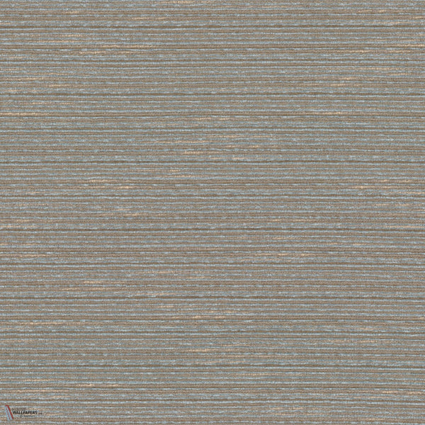 Sunlit Linen carta da parati in Puritan Gray di Greenland