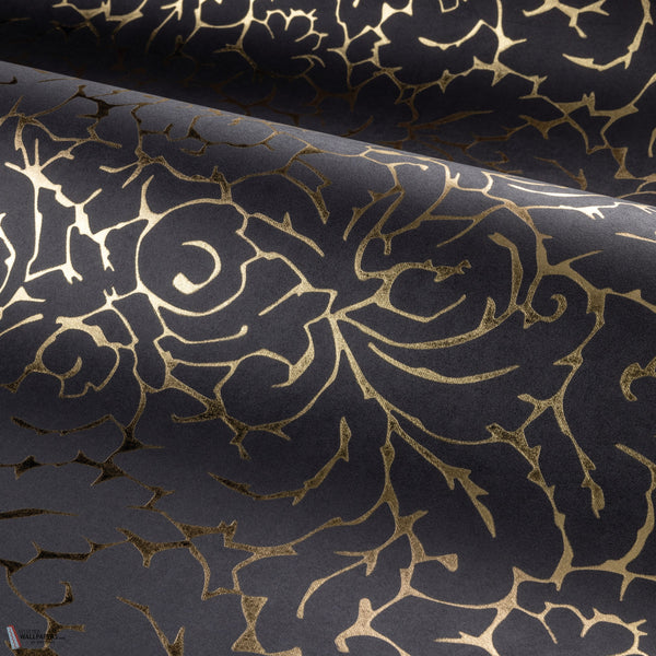 Guimard Tapete in Anthracite Dore von Casamance