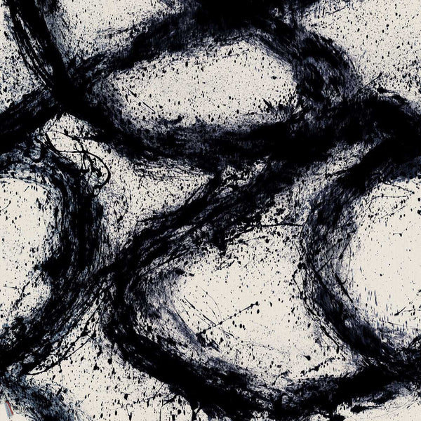 Enigmatic behang in Japanese Ink/Origami van Harlequin