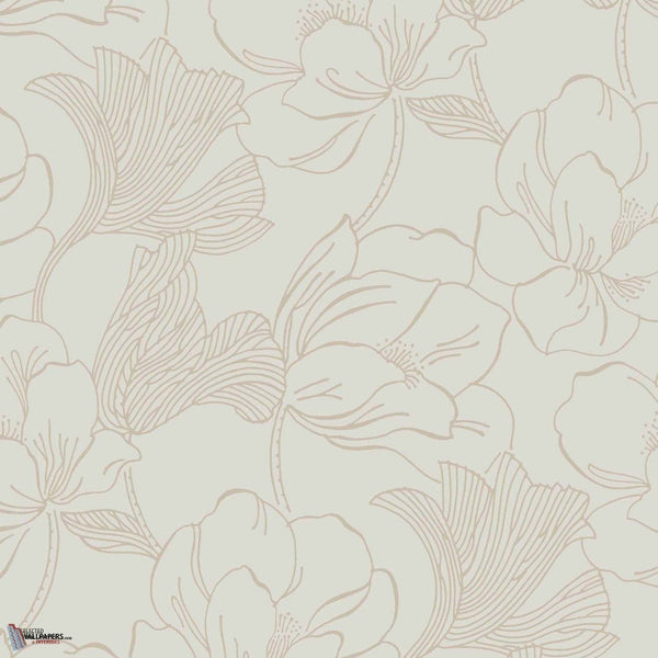 Helleborus behang in Neutral van Farrow & Ball