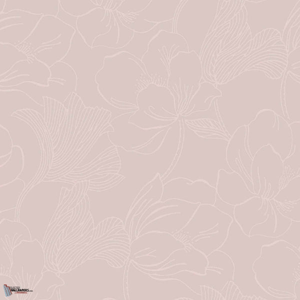 Helleborus behang in Peignoir van Farrow & Ball