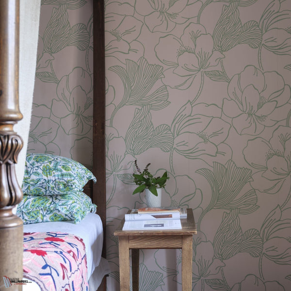Helleborus behang van Farrow & Ball