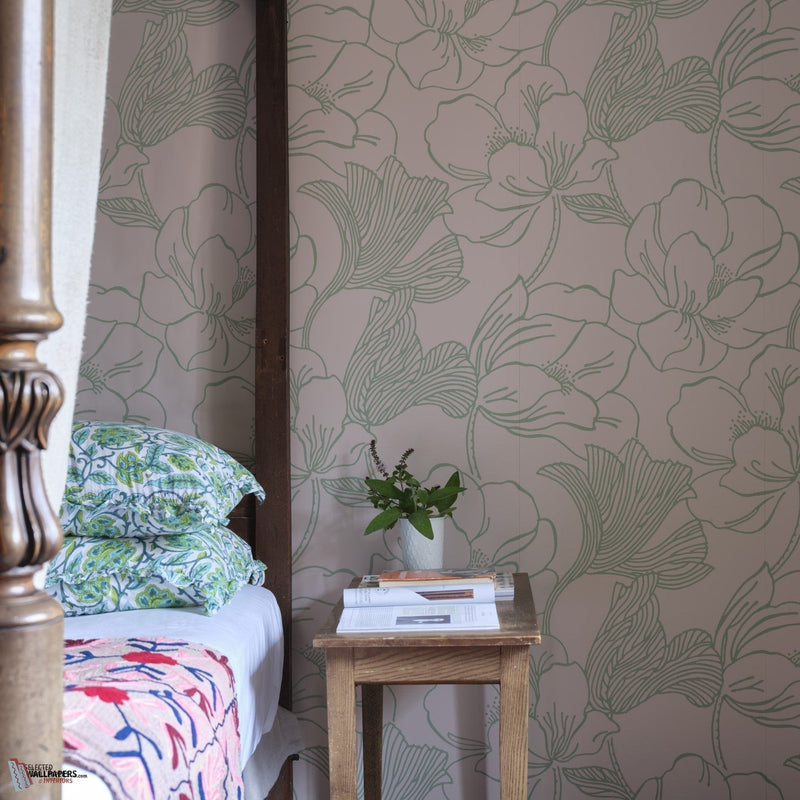 Helleborus papier peint de Farrow & Ball