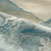 Horizon wallpaper in Bleu beige doré by Casamance