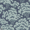 Hornbeam wallpaper in Dix Blue van Farrow & Ball