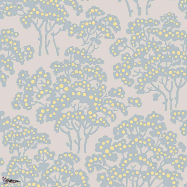 Hornbeam wallpaper in Parma Grey van Farrow & Ball