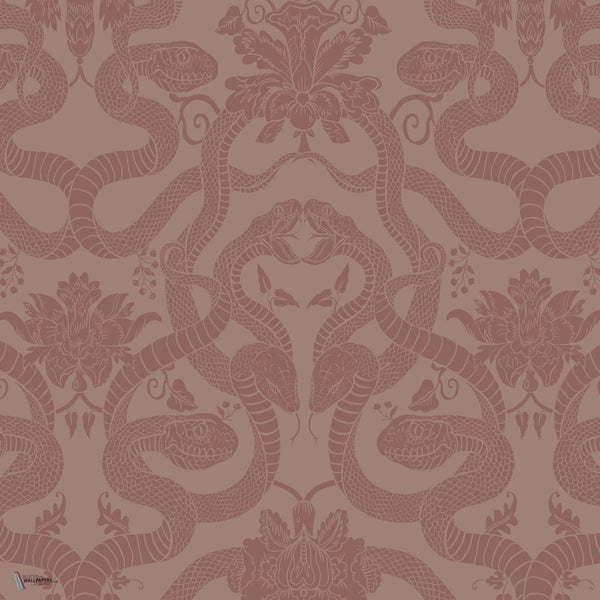 Anaconda Traditional behang in Dusky Pink van House of Hackney