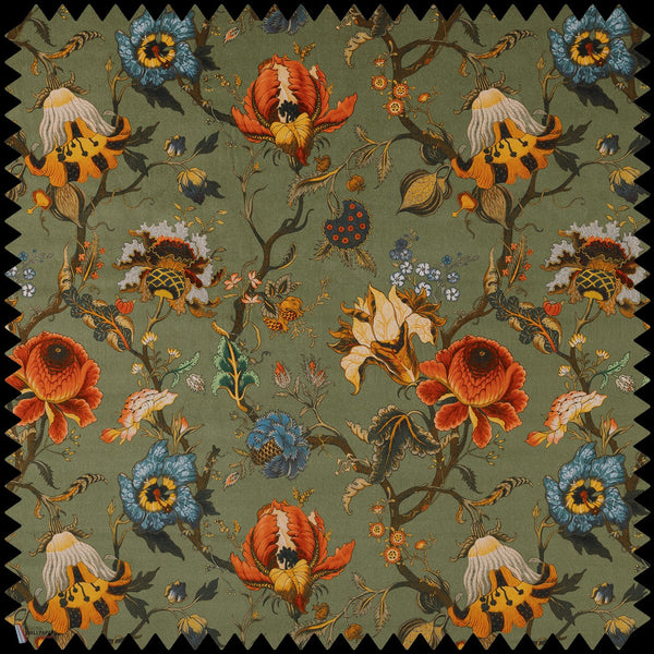 Artemis Organic Stofff in Moss von House of Hackney
