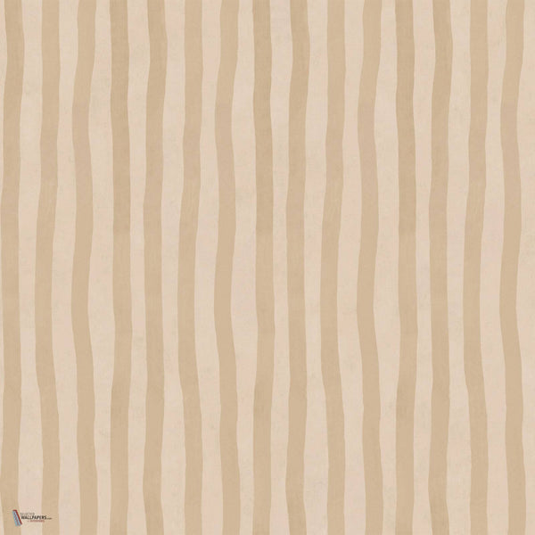 Artists Stripe behang in Alabaster van House of Hackney