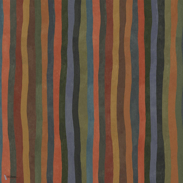 Artists Stripe behang in Moss van House of Hackney