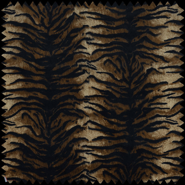 Caspian fabric in Cocoa by House of Hackney