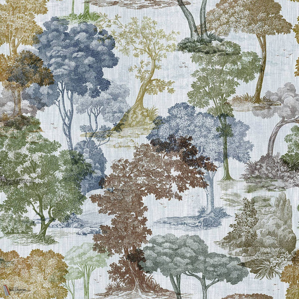 Dendrophilia wallpaper in Delphinium by House of Hackney