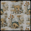 Dinosauria Cotton Stofff in Dusk von House of Hackney