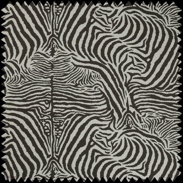 Equus Jacquard Stofff in Cocoa von House of Hackney