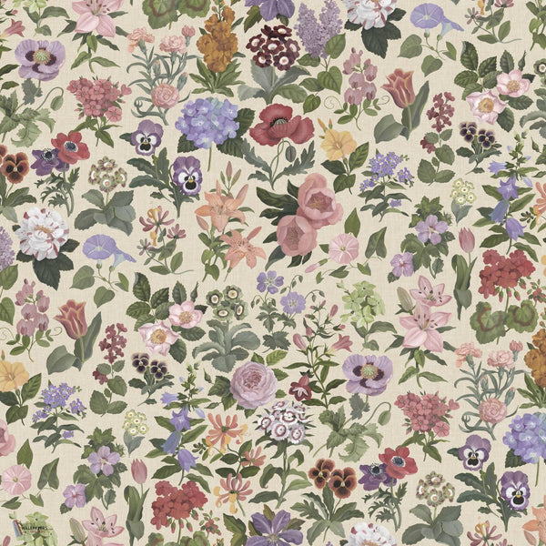 Floralia behang in Ecru van House of Hackney