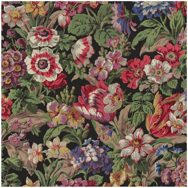 Florescence tissu en Noir de House of Hackney