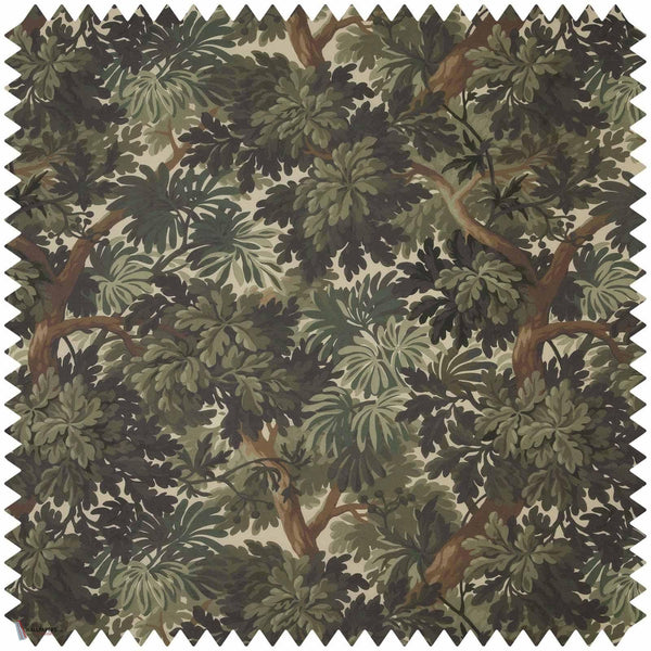 Foris Cotton Stofff in Verdure von House of Hackney