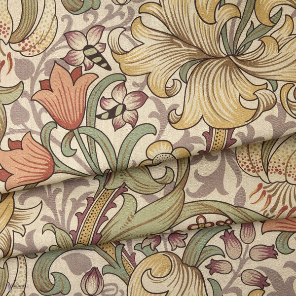 Golden Lily Cotton Stofff von House of Hackney