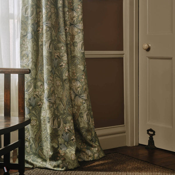 Golden Lily Cotton Stofff von House of Hackney