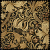 Golden Lily Magna fabric in Black by House of Hackney